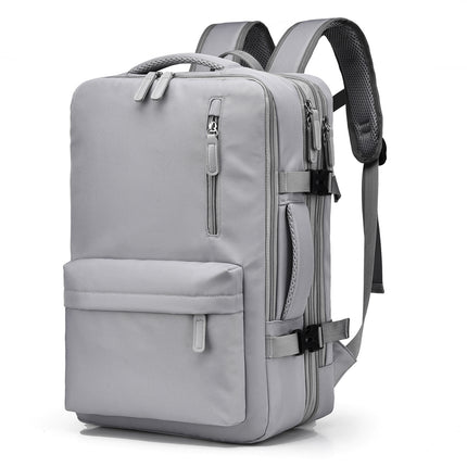 Macaron Color Expansion Backpack For Men And Women