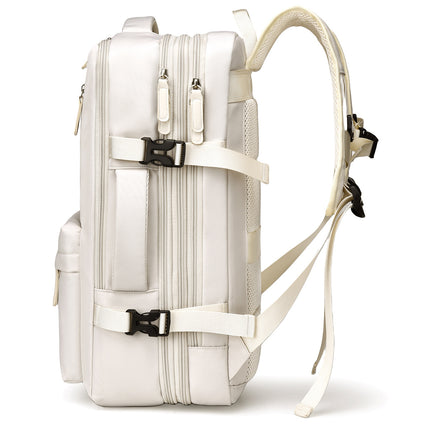 Macaron Color Expansion Backpack For Men And Women