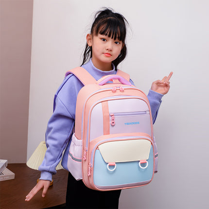 Contrast Color Large Capacity Fashion Make-up Class Commuter Bag Female