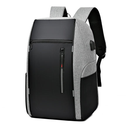 Men's Fashion Simple Multi-functional Large Capacity Schoolbag