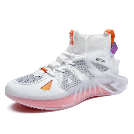 Large Size Men's Shoes Fashion Trend Shaped Soles Increase